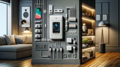 mcbs, usb charger, smart home in it